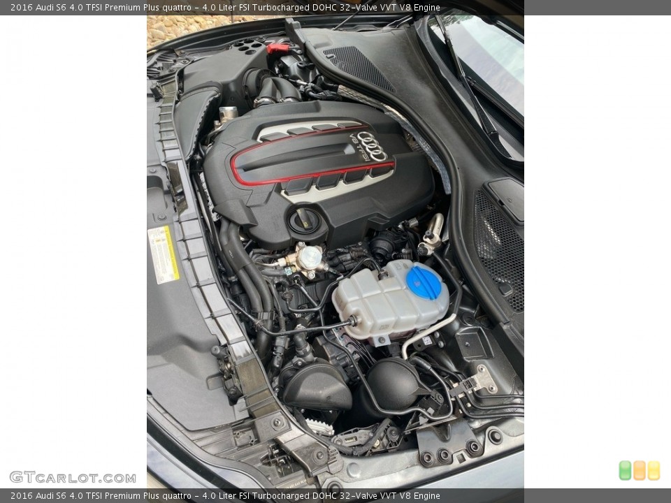 4.0 Liter FSI Turbocharged DOHC 32-Valve VVT V8 2016 Audi S6 Engine