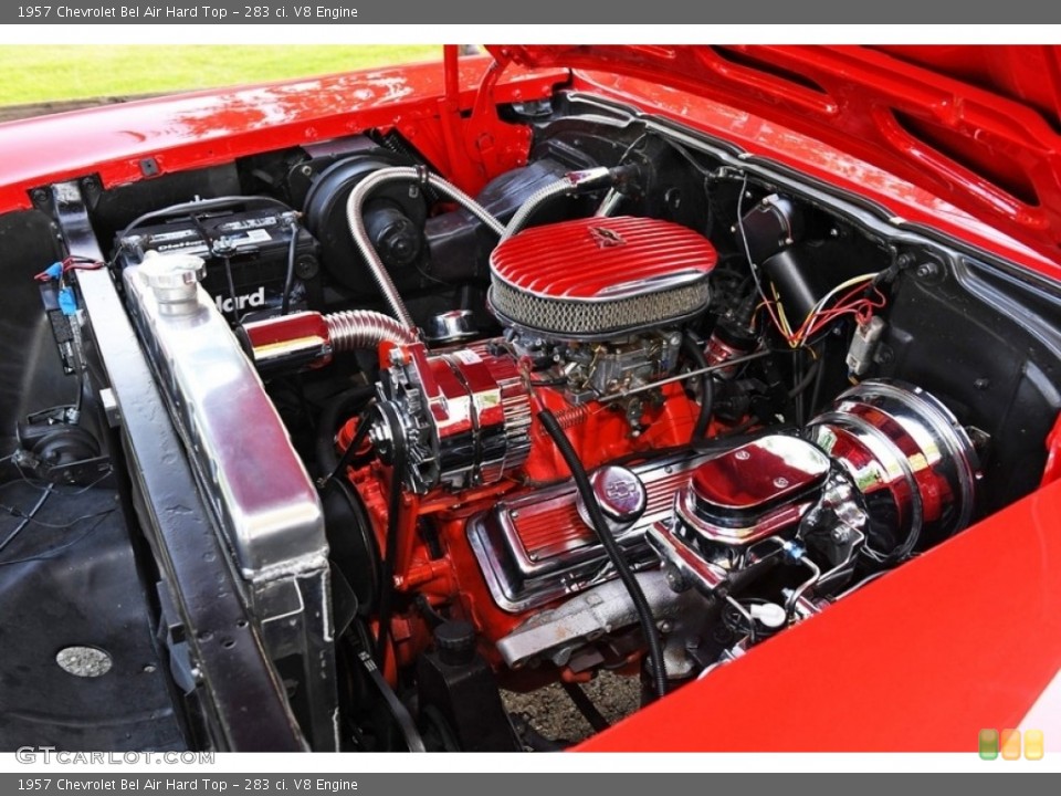 283 ci. V8 1957 Chevrolet Bel Air Engine