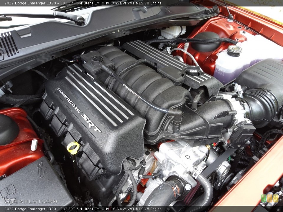 392 SRT 6.4 Liter HEMI OHV 16-Valve VVT MDS V8 Engine for the 2022 Dodge Challenger #144518607