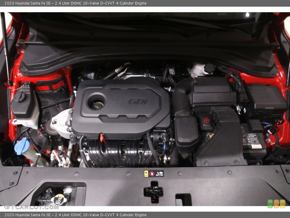 2.4 Liter DOHC 16-Valve D-CVVT 4 Cylinder Engine for the 2020 Hyundai Santa Fe #144557674