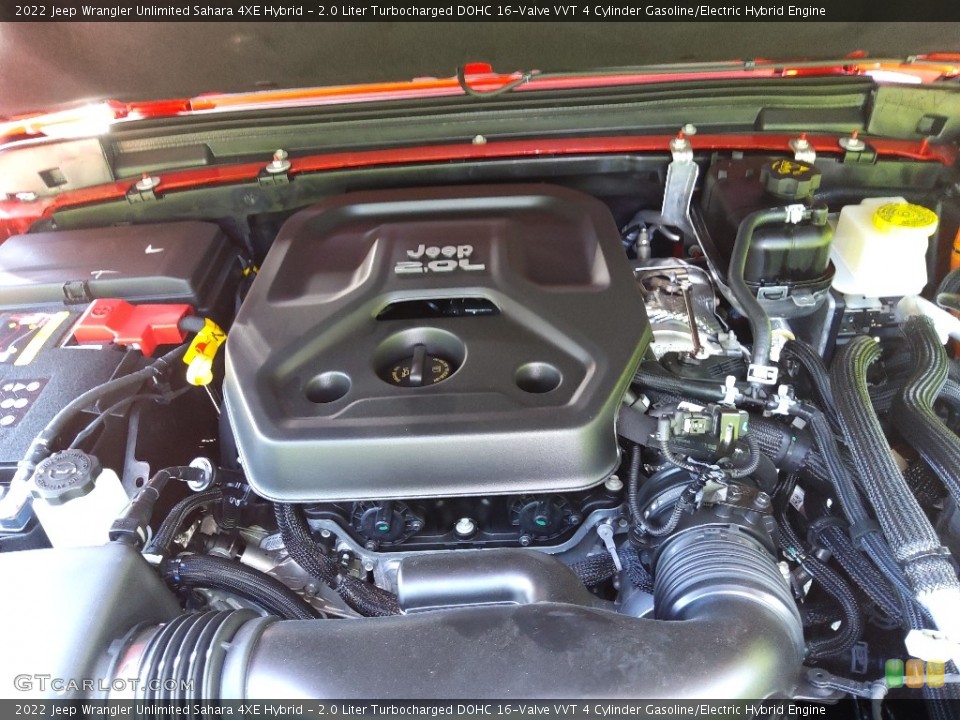 2.0 Liter Turbocharged DOHC 16-Valve VVT 4 Cylinder Gasoline/Electric Hybrid Engine for the 2022 Jeep Wrangler Unlimited #144563979