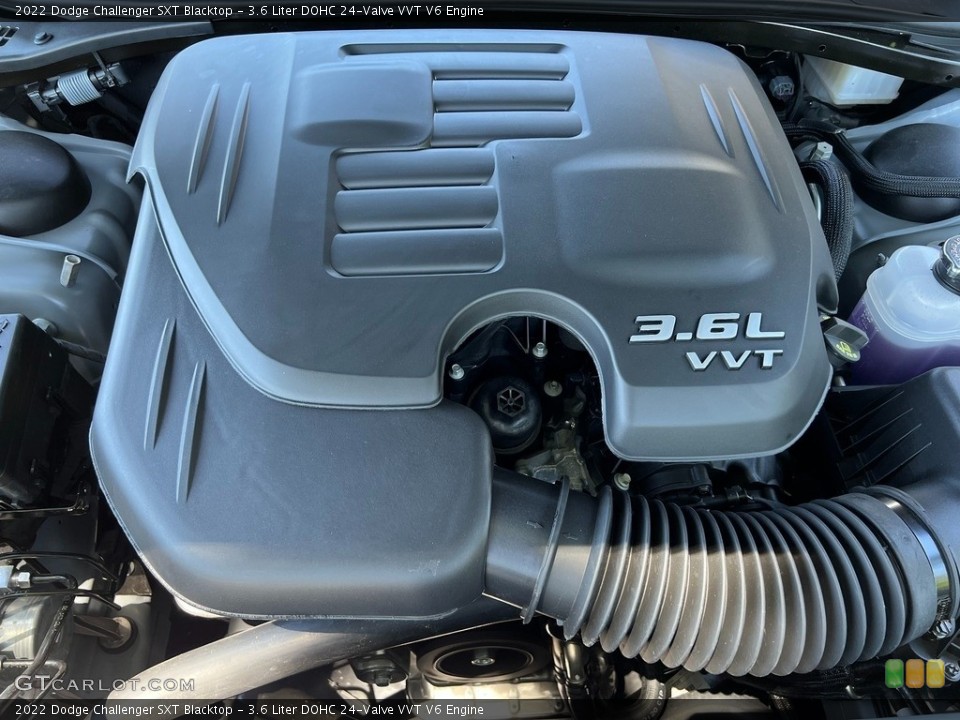 3.6 Liter DOHC 24-Valve VVT V6 2022 Dodge Challenger Engine