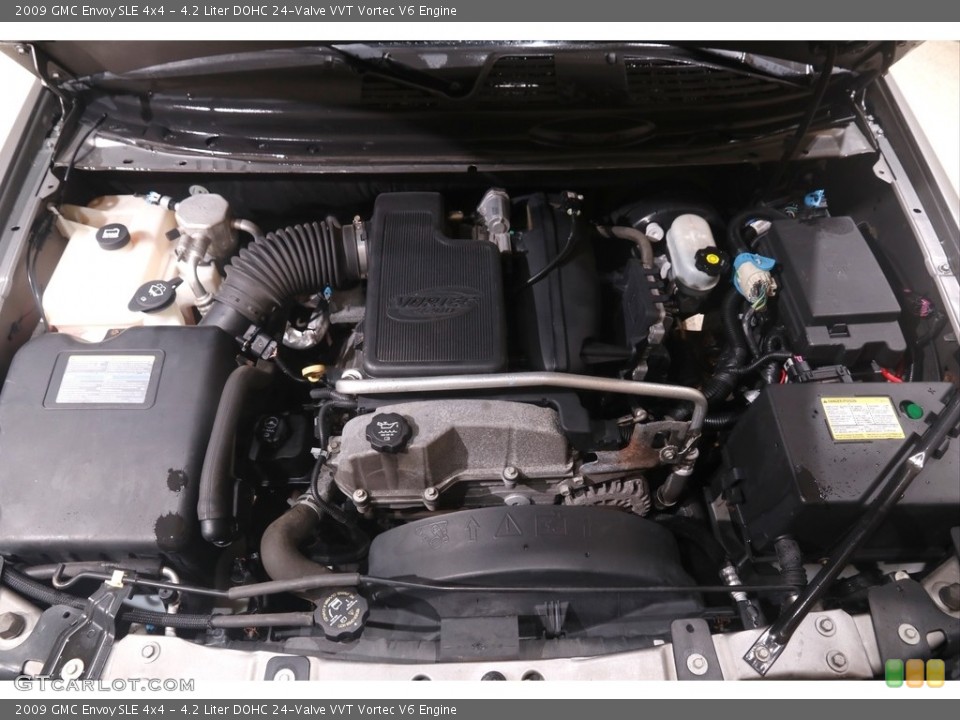 4.2 Liter DOHC 24-Valve VVT Vortec V6 2009 GMC Envoy Engine