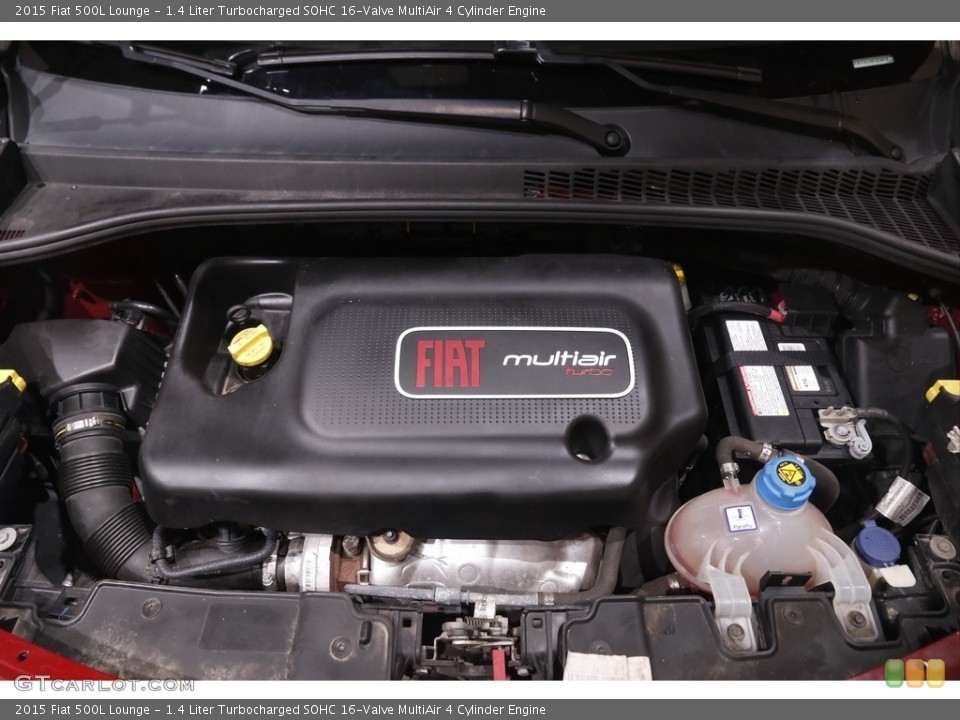 1.4 Liter Turbocharged SOHC 16-Valve MultiAir 4 Cylinder 2015 Fiat 500L Engine