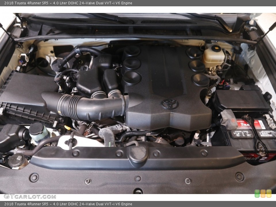 4.0 Liter DOHC 24-Valve Dual VVT-i V6 2018 Toyota 4Runner Engine