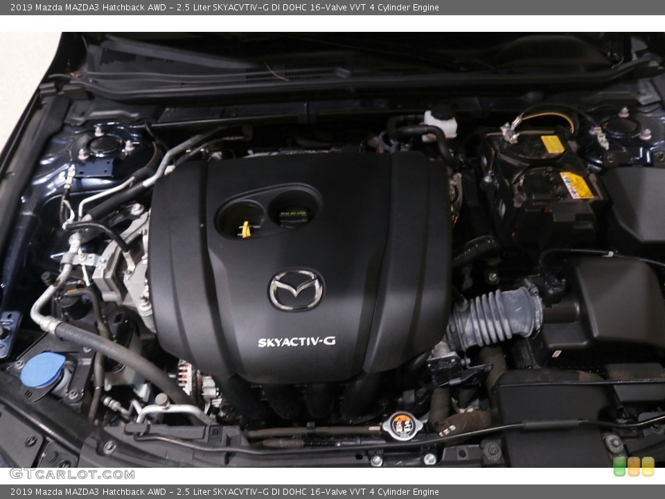 2.5 Liter SKYACVTIV-G DI DOHC 16-Valve VVT 4 Cylinder 2019 Mazda MAZDA3 Engine