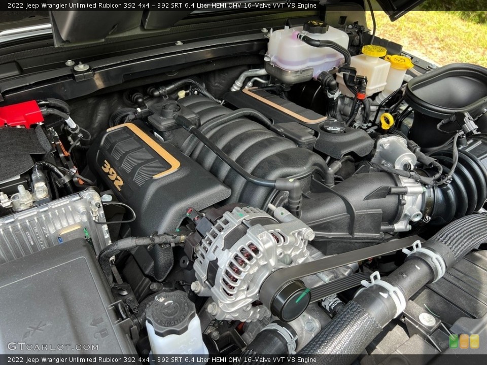 392 SRT 6.4 Liter HEMI OHV 16-Valve VVT V8 Engine for the 2022 Jeep Wrangler Unlimited #144614465