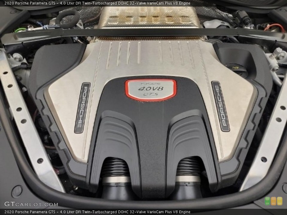 4.0 Liter DFI Twin-Turbocharged DOHC 32-Valve VarioCam Plus V8 2020 Porsche Panamera Engine