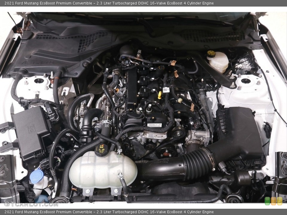 2.3 Liter Turbocharged DOHC 16-Valve EcoBoost 4 Cylinder 2021 Ford Mustang Engine