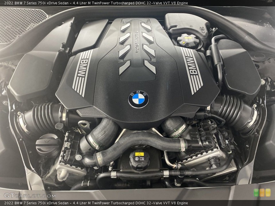4.4 Liter M TwinPower Turbocharged DOHC 32-Valve VVT V8 Engine for the 2022 BMW 7 Series #144651449