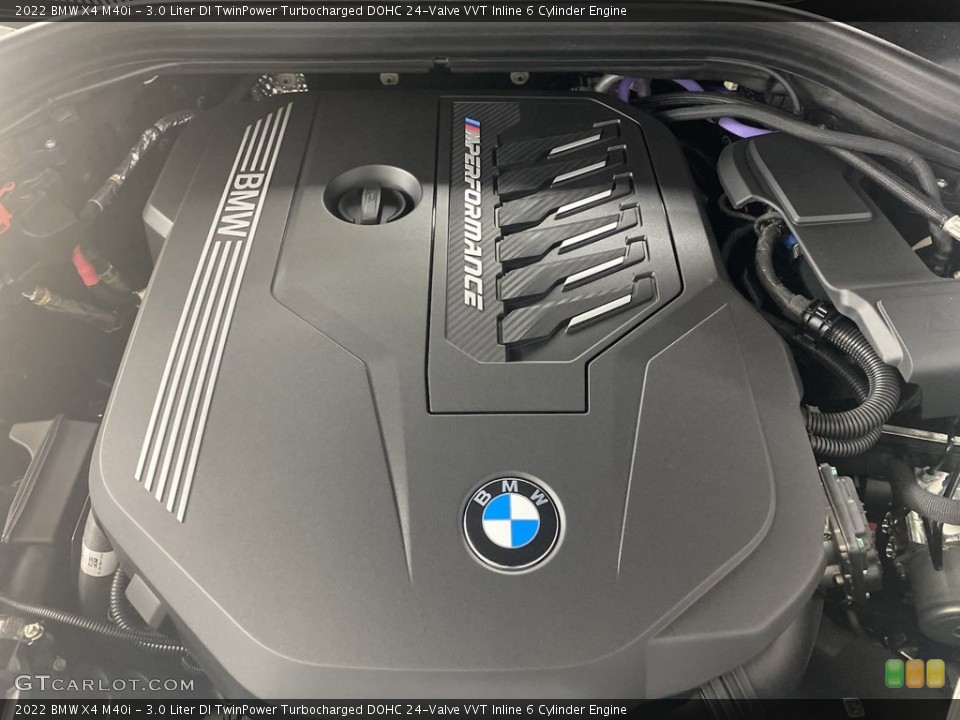 3.0 Liter DI TwinPower Turbocharged DOHC 24-Valve VVT Inline 6 Cylinder 2022 BMW X4 Engine