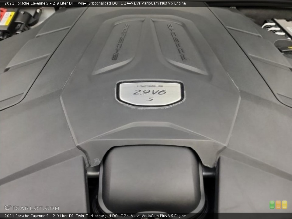 2.9 Liter DFI Twin-Turbocharged DOHC 24-Valve VarioCam Plus V6 2021 Porsche Cayenne Engine