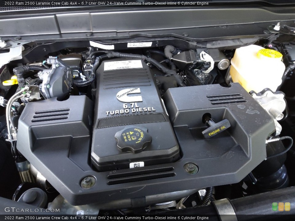 6.7 Liter OHV 24-Valve Cummins Turbo-Diesel inline 6 Cylinder Engine for the 2022 Ram 2500 #144672032