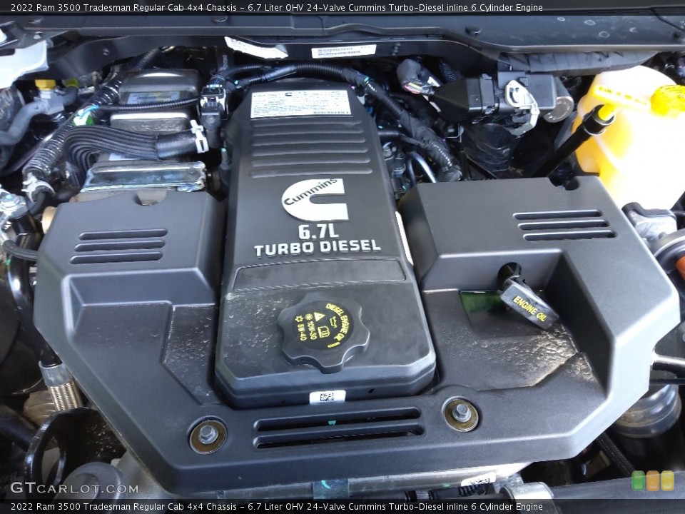 6.7 Liter OHV 24-Valve Cummins Turbo-Diesel inline 6 Cylinder Engine for the 2022 Ram 3500 #144678188