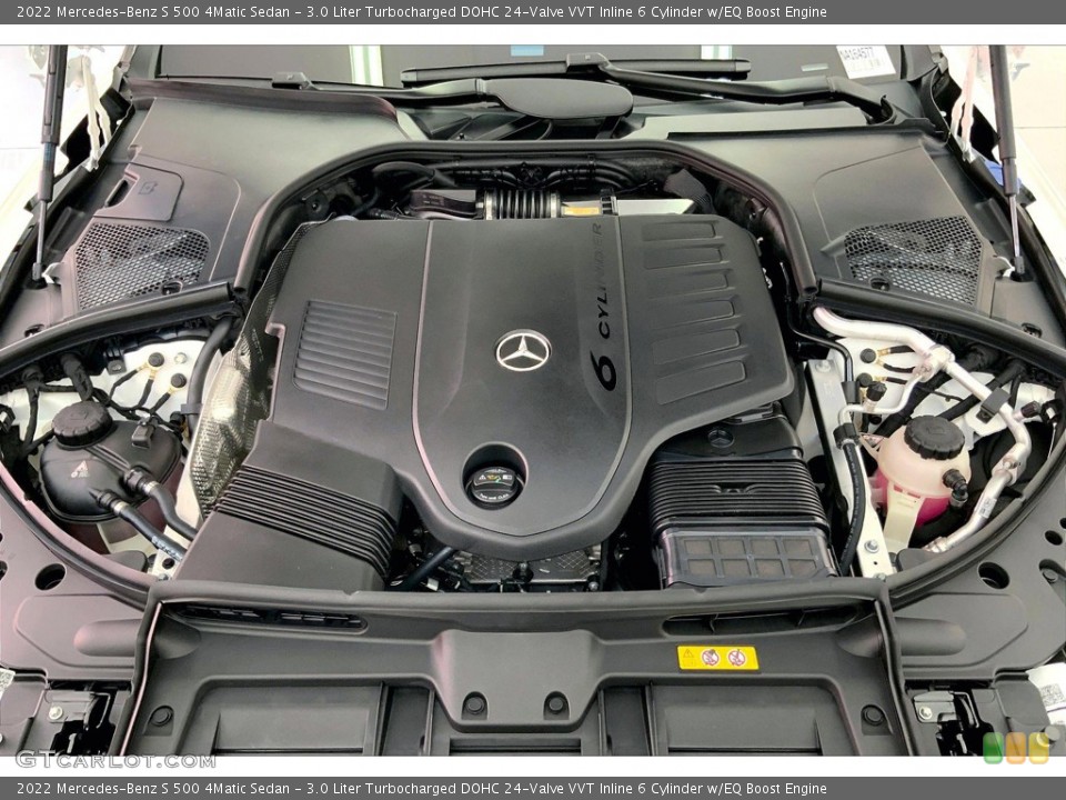 3.0 Liter Turbocharged DOHC 24-Valve VVT Inline 6 Cylinder w/EQ Boost 2022 Mercedes-Benz S Engine