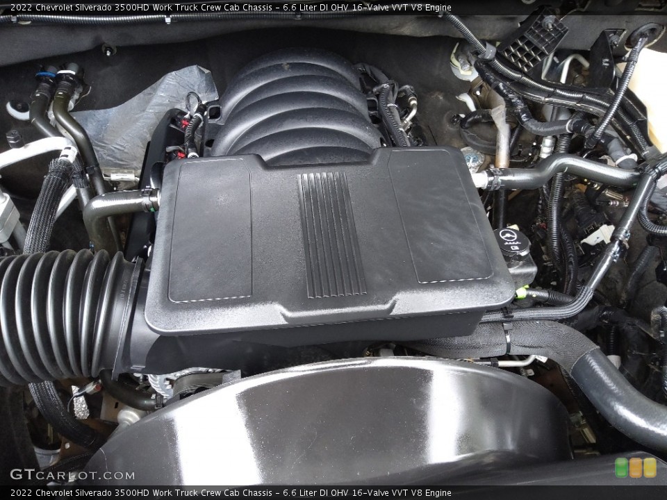 6.6 Liter DI OHV 16-Valve VVT V8 Engine for the 2022 Chevrolet Silverado 3500HD #144714502