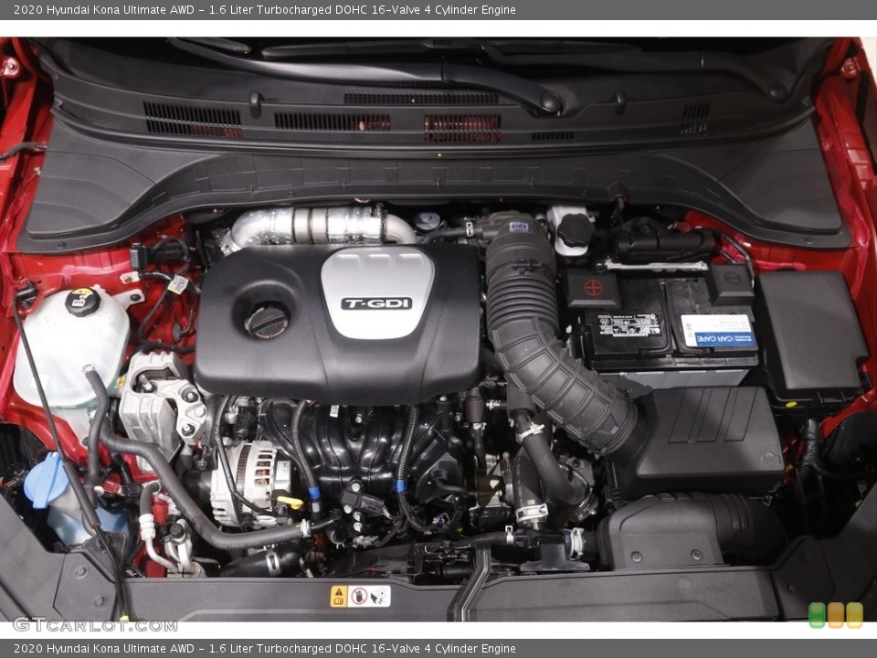 1.6 Liter Turbocharged DOHC 16-Valve 4 Cylinder Engine for the 2020 Hyundai Kona #144720352