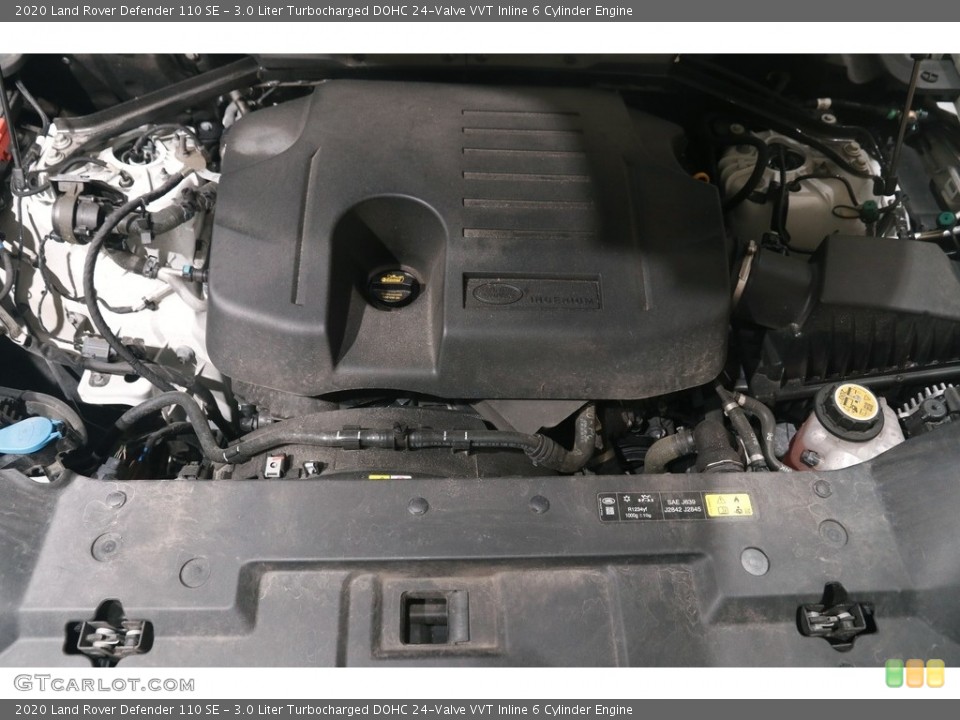 3.0 Liter Turbocharged DOHC 24-Valve VVT Inline 6 Cylinder 2020 Land Rover Defender Engine