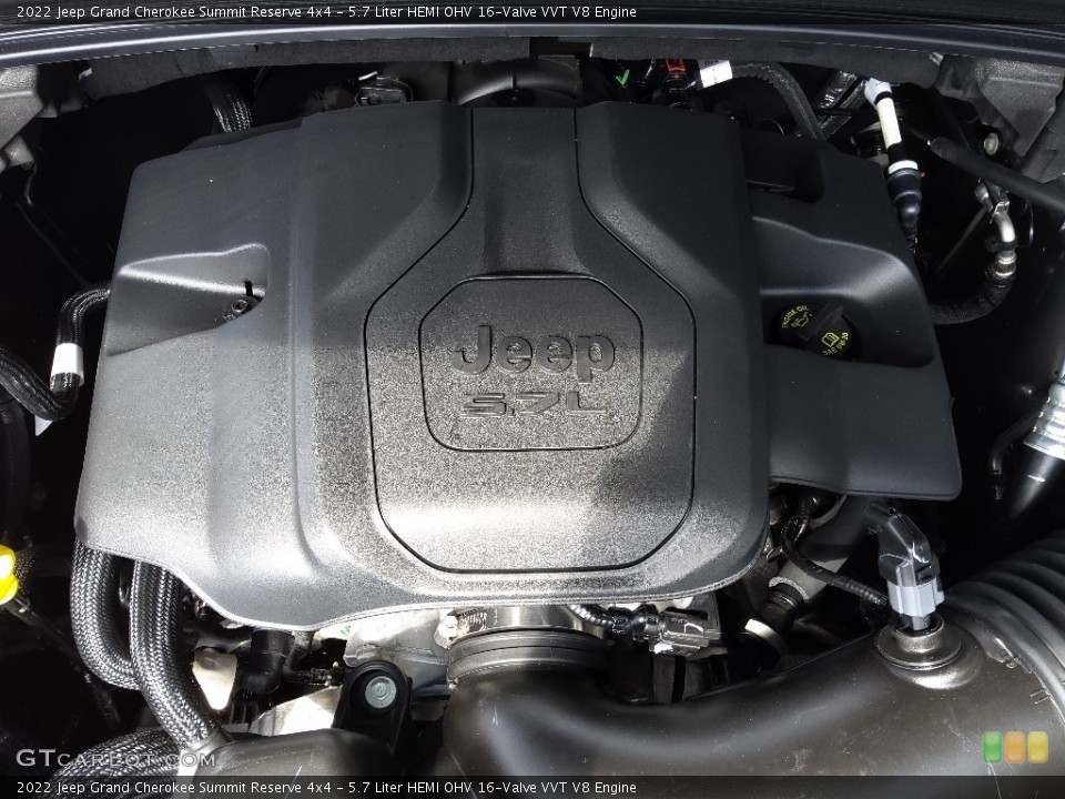 5.7 Liter HEMI OHV 16-Valve VVT V8 2022 Jeep Grand Cherokee Engine