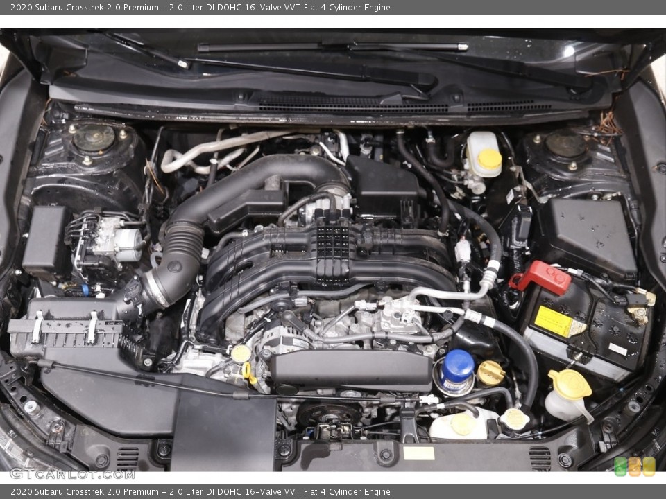 2.0 Liter DI DOHC 16-Valve VVT Flat 4 Cylinder 2020 Subaru Crosstrek Engine