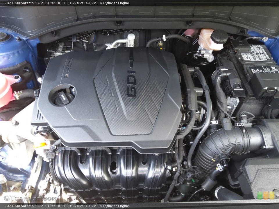 2.5 Liter DOHC 16-Valve D-CVVT 4 Cylinder 2021 Kia Sorento Engine