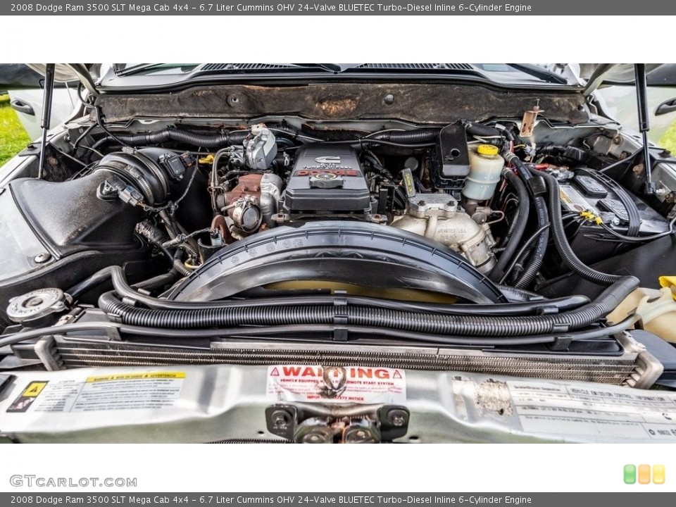 6.7 Liter Cummins OHV 24-Valve BLUETEC Turbo-Diesel Inline 6-Cylinder Engine for the 2008 Dodge Ram 3500 #144745278