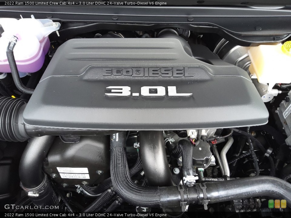 3.0 Liter DOHC 24-Valve Turbo-Diesel V6 Engine for the 2022 Ram 1500 #144749338