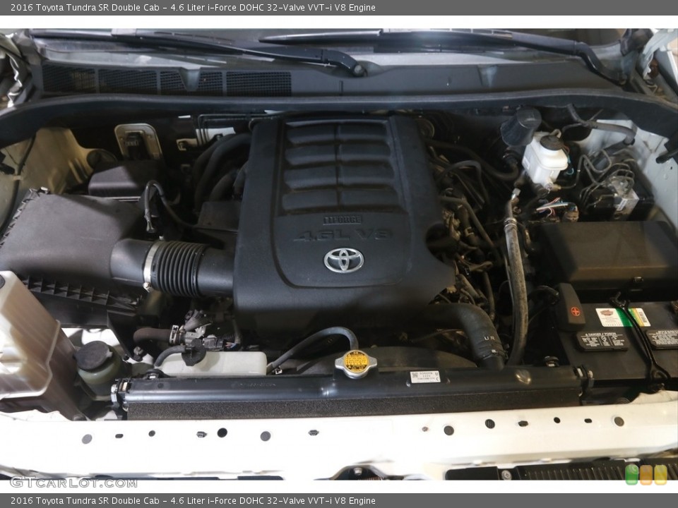 4.6 Liter i-Force DOHC 32-Valve VVT-i V8 2016 Toyota Tundra Engine