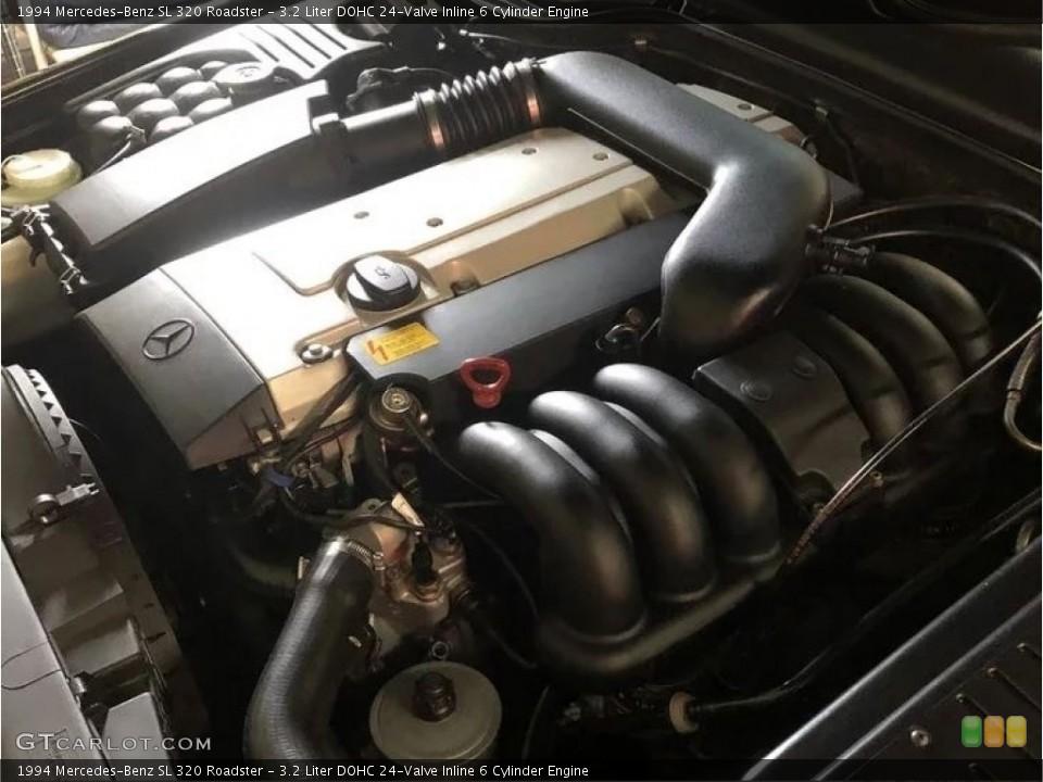 3.2 Liter DOHC 24-Valve Inline 6 Cylinder 1994 Mercedes-Benz SL Engine