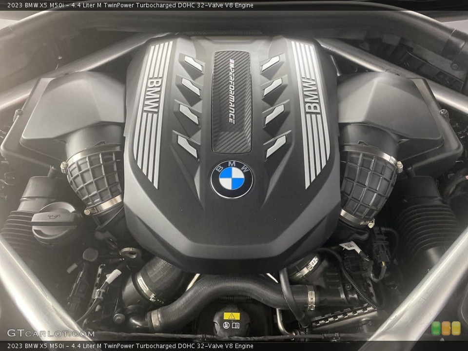 4.4 Liter M TwinPower Turbocharged DOHC 32-Valve V8 2023 BMW X5 Engine