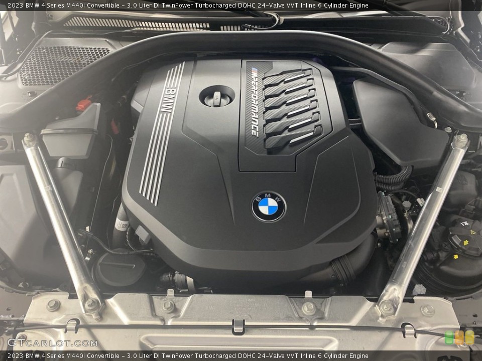 3.0 Liter DI TwinPower Turbocharged DOHC 24-Valve VVT Inline 6 Cylinder 2023 BMW 4 Series Engine