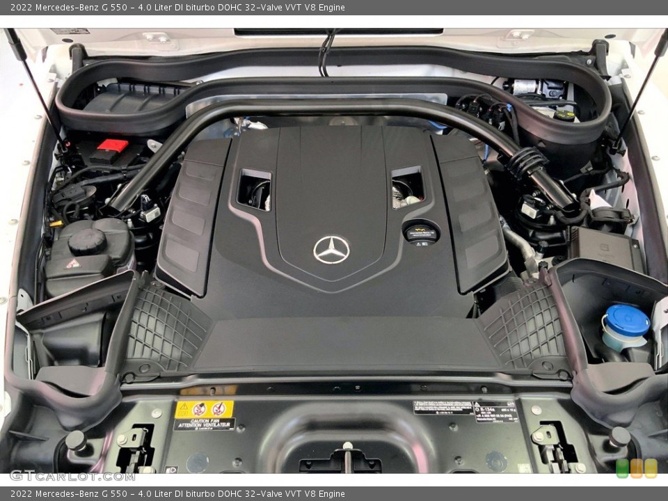 4.0 Liter DI biturbo DOHC 32-Valve VVT V8 2022 Mercedes-Benz G Engine