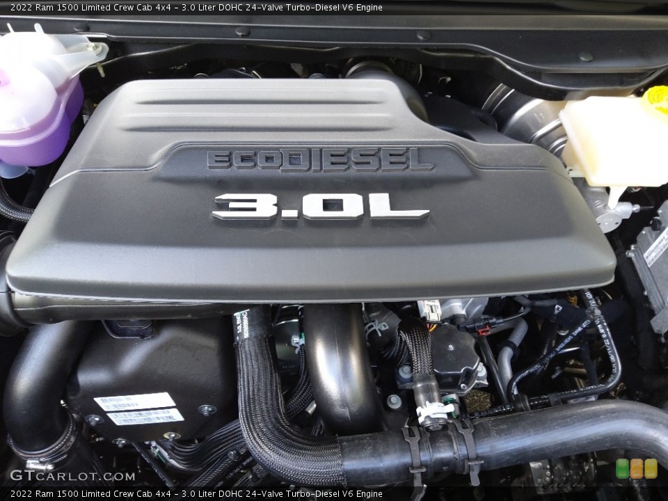 3.0 Liter DOHC 24-Valve Turbo-Diesel V6 Engine for the 2022 Ram 1500 #144837779