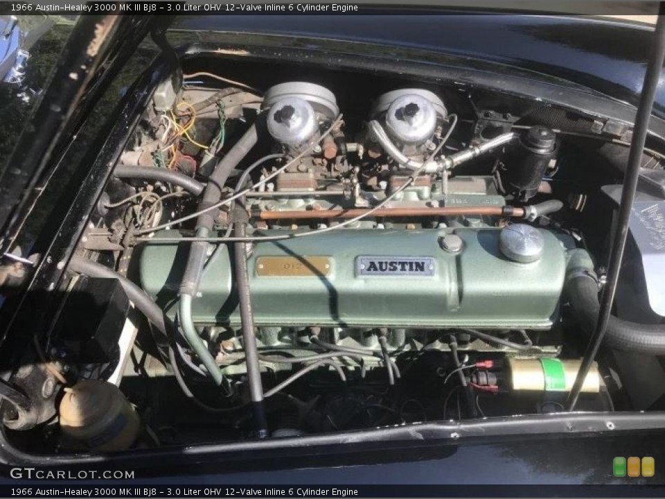 3.0 Liter OHV 12-Valve Inline 6 Cylinder 1966 Austin-Healey 3000 Engine