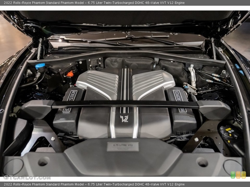 6.75 Liter Twin-Turbocharged DOHC 48-Valve VVT V12 2022 Rolls-Royce Phantom Engine