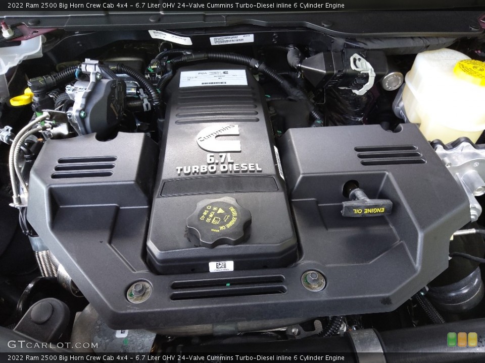 6.7 Liter OHV 24-Valve Cummins Turbo-Diesel inline 6 Cylinder Engine for the 2022 Ram 2500 #144853302