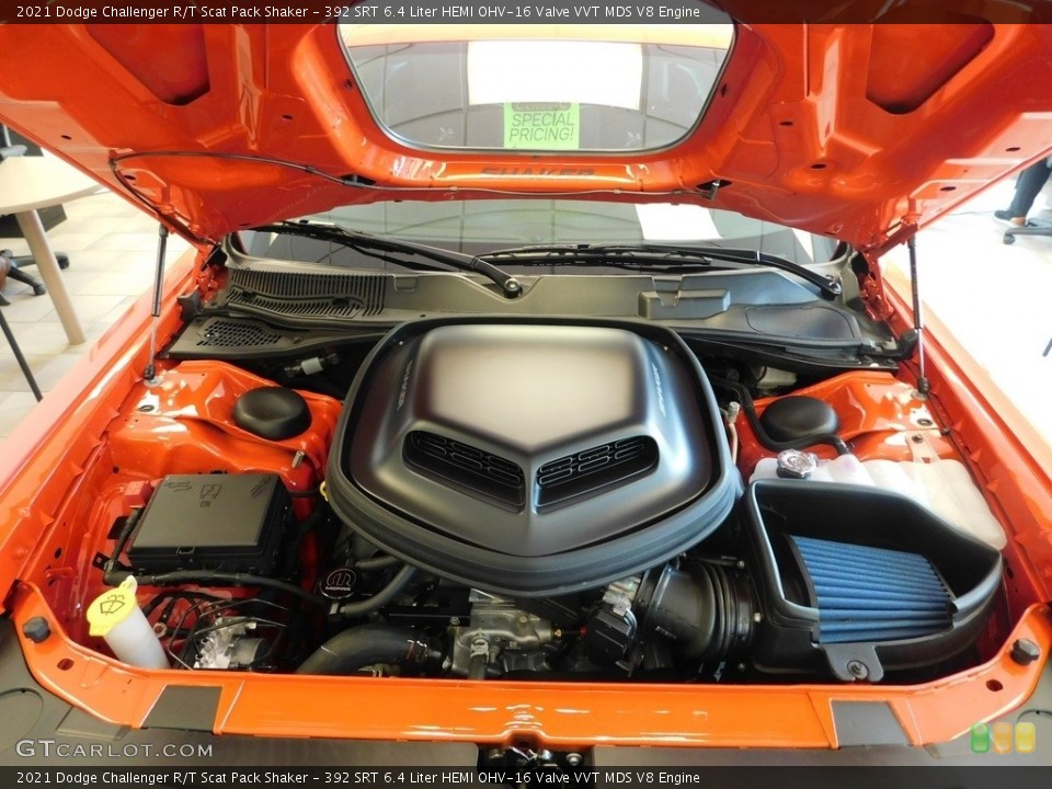 392 SRT 6.4 Liter HEMI OHV-16 Valve VVT MDS V8 Engine for the 2021 Dodge Challenger #144858114