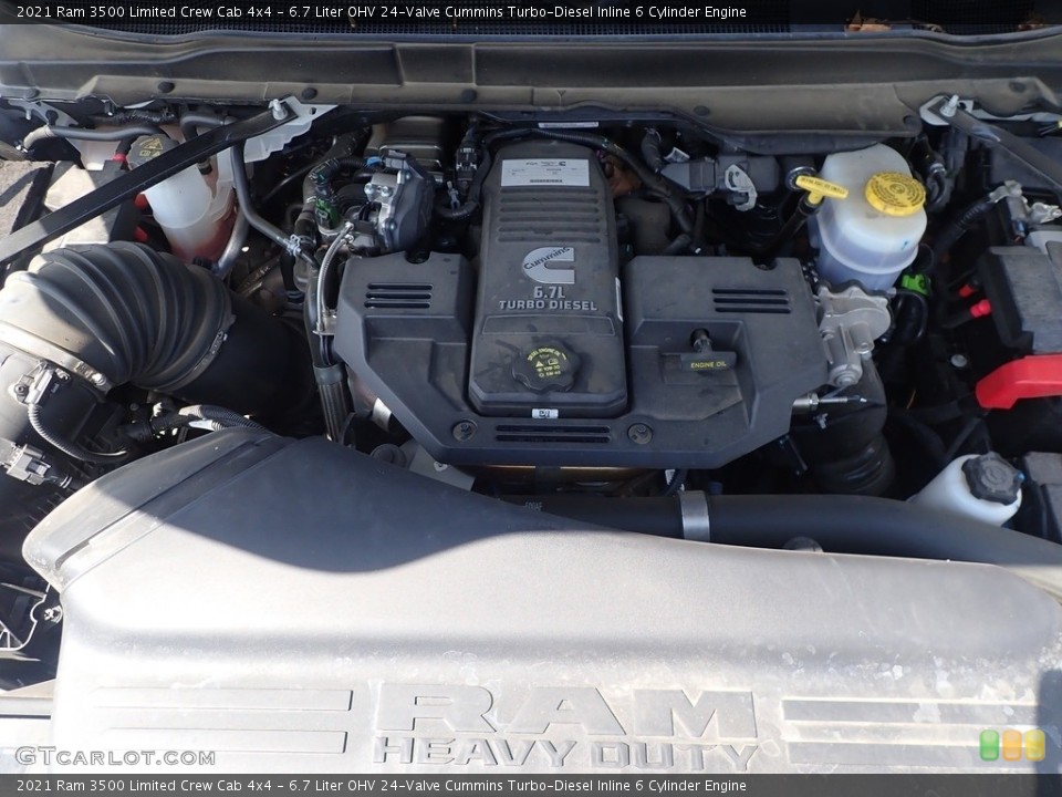 6.7 Liter OHV 24-Valve Cummins Turbo-Diesel Inline 6 Cylinder Engine for the 2021 Ram 3500 #144876278