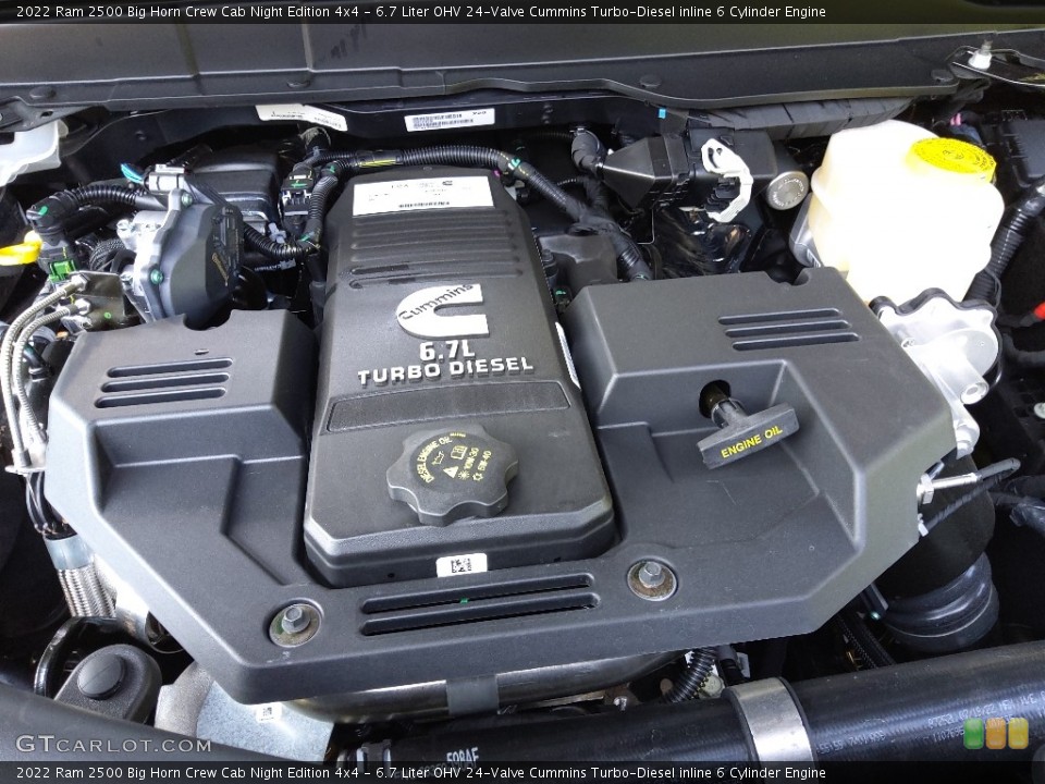 6.7 Liter OHV 24-Valve Cummins Turbo-Diesel inline 6 Cylinder Engine for the 2022 Ram 2500 #144882020
