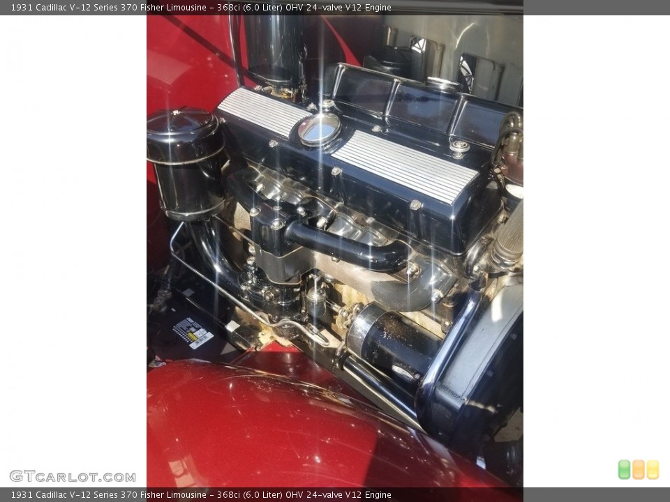 368ci (6.0 Liter) OHV 24-valve V12 Engine for the 1931 Cadillac V-12 #144882941