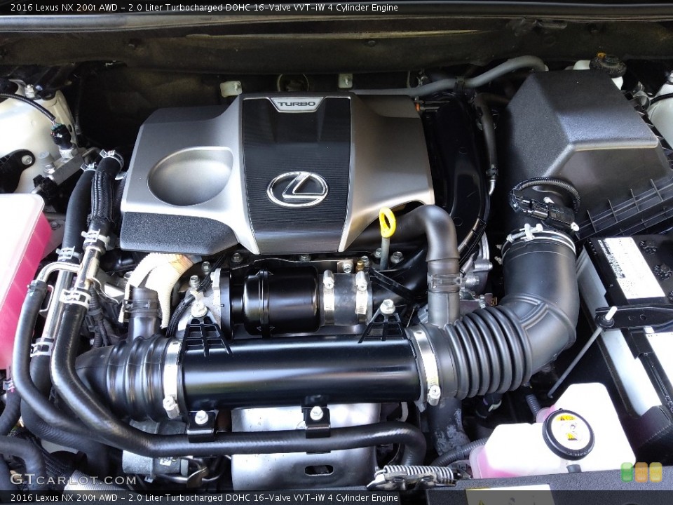 2.0 Liter Turbocharged DOHC 16-Valve VVT-iW 4 Cylinder Engine for the 2016 Lexus NX #144893446