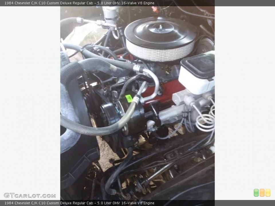 5.0 Liter OHV 16-Valve V8 1984 Chevrolet C/K Engine