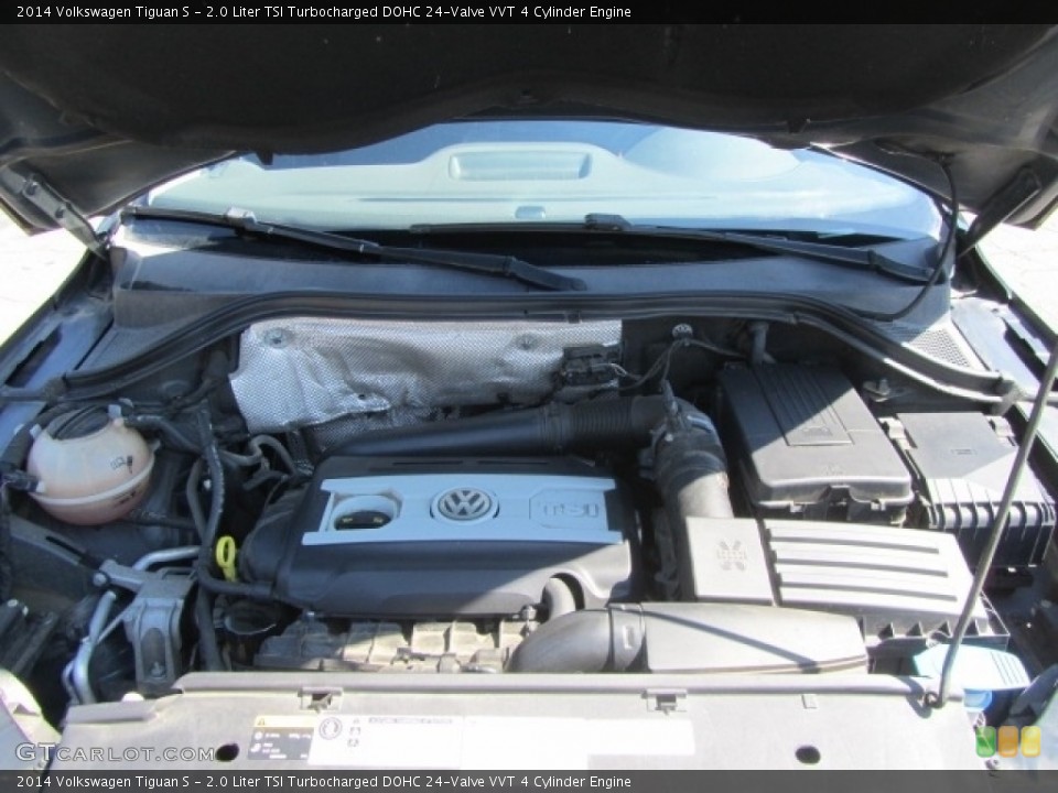 2.0 Liter TSI Turbocharged DOHC 24-Valve VVT 4 Cylinder 2014 Volkswagen Tiguan Engine