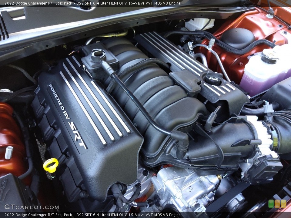 392 SRT 6.4 Liter HEMI OHV 16-Valve VVT MDS V8 Engine for the 2022 Dodge Challenger #144907209