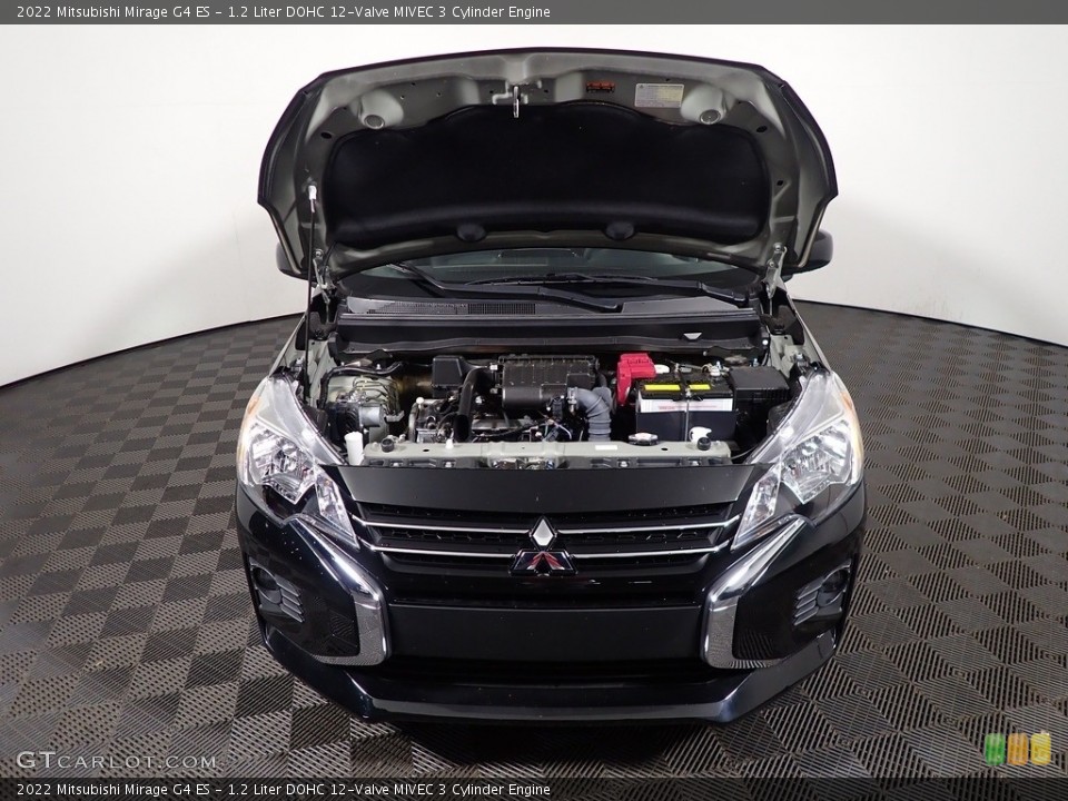 1.2 Liter DOHC 12-Valve MIVEC 3 Cylinder 2022 Mitsubishi Mirage G4 Engine