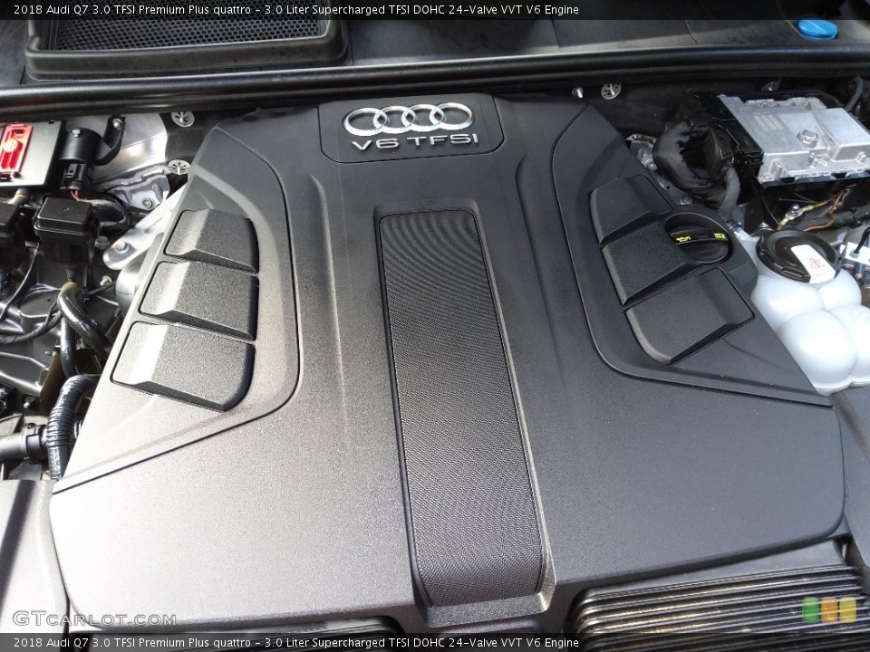 3.0 Liter Supercharged TFSI DOHC 24-Valve VVT V6 2018 Audi Q7 Engine