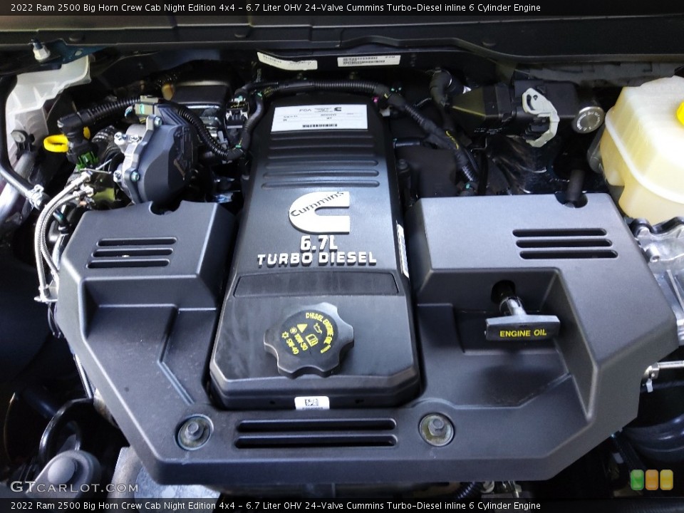 6.7 Liter OHV 24-Valve Cummins Turbo-Diesel inline 6 Cylinder Engine for the 2022 Ram 2500 #144919249