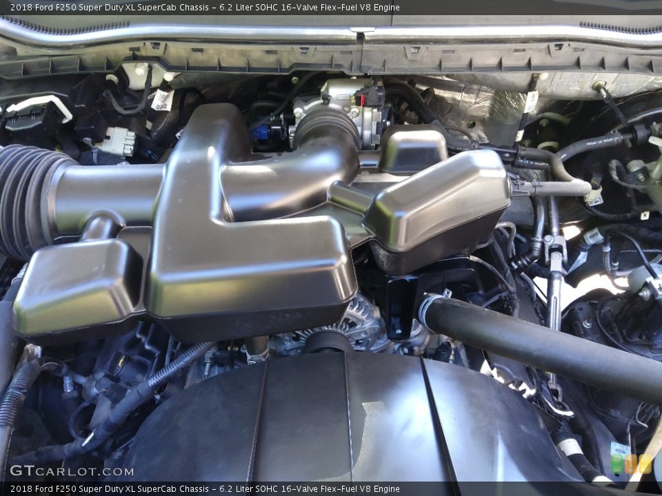 6.2 Liter SOHC 16-Valve Flex-Fuel V8 Engine for the 2018 Ford F250 Super Duty #144923601