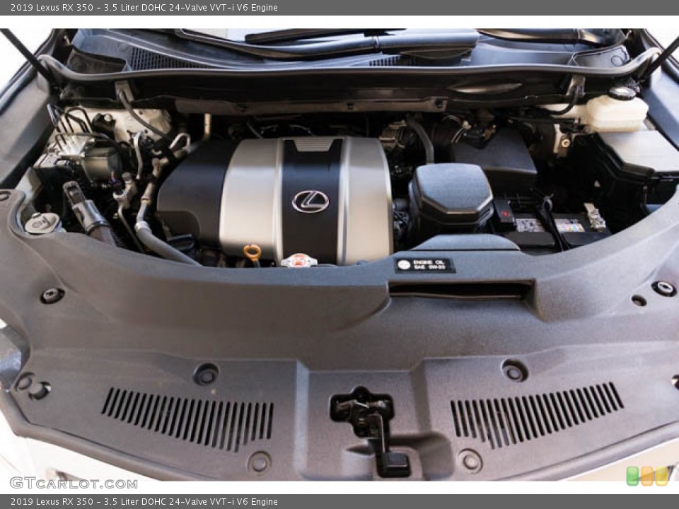 3.5 Liter DOHC 24-Valve VVT-i V6 2019 Lexus RX Engine