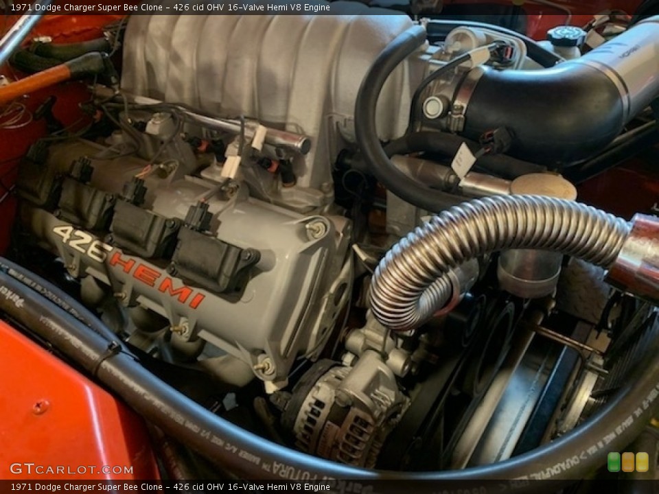 426 cid OHV 16-Valve Hemi V8 Engine for the 1971 Dodge Charger #144941046
